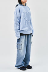 Enko Wide Cargo Denim (2color)
