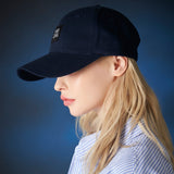 label over fit ball cap Navy