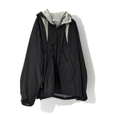 モンティアックカラーレーションプルオーバーウィンドブレーカー / MONTIAC COLORATION PULLOVER WIND BREAKER_BK