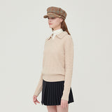 Classic cashmere cable knit (6652482814070)