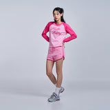 サンリオハローキティー レターリングラグランロングスリーブTシャツ