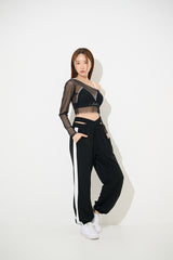 サムホールシルクロップTシャツ / TOP(9330) Thumbhole Siru Crop Tee