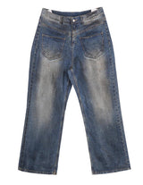 No.0441 GVN UQ washing wide denim PT