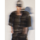 ブリーチダイングストラップシャツ / BLEACH DYEING STRAP SHIRT_BK