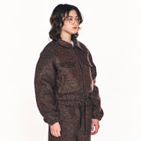 アヴリルツイードトラッカージャケット/AVRIL TWEED TRUCKER JACKET (GREEN)