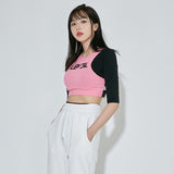 リークロップTシャツ / (9045) Le3 Crop Tee