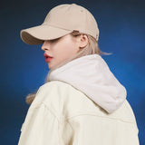 Rose gold double link over fit ball cap BEIGE