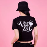 ラブVARZARクロップTシャツ