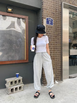 (napping) Stitch sweat pants