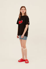 ビッグチェリー半袖Tシャツ／BIG CHERRY T-SHIRT JS