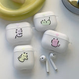 パープル - カラフルドンドンゴヤン AirPods ケース_マット