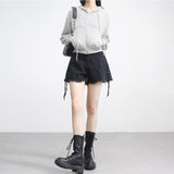 Rant see-through linen zip-up