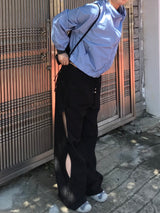 エニウェイクロップウィンドブレーカー