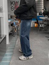 Wiley Deep Blue Wide Denim Pants