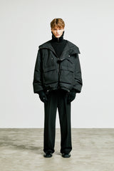 essential oversize duckdown peded parka black (6615478075510)
