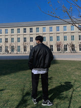 Mr Winter Leather Jacket (2color) (6624080953462)