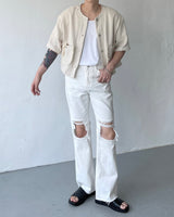 スナップツイードジャケット / TAP Snap Tweed Jacket (2 colors)