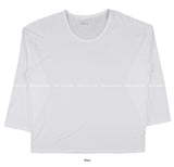 シンプルUネックTシャツ