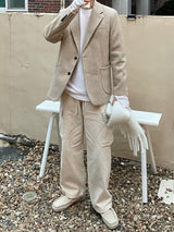 Crepesol スエードアンクルローファー