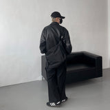 レザークロップドジャケット / UI leather cropped jacket