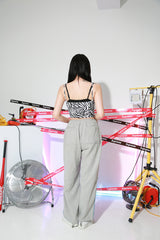 ゼブラクロップノースリーブ / TOP(8983) Zebra Crop Sleeveless