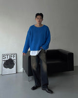 YM Raven Alpaca Wool Crop Knitwear (4 colors)
