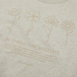 Flower Hand Graphic Sweatshirt [OATMEAL] (6674519064694)