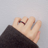 レターリング1 / [CCNMADE] LETTER RING 1 (Black&Silver)
