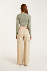COTTON CARGO PANTS