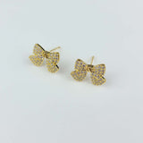 Romantic bow earring (6655528927350)