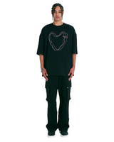 Cargo Jersey Pants - Black