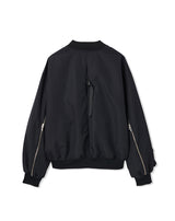 multi zipper bomber jacket