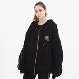 TENDER CHEEKS HODDIE ZIP-UP_black (6546824593526)