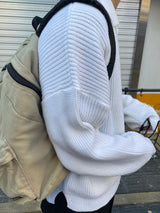 キャンディーデイリールーズフィットカラニット/CANDY DAILY LOOSE FIT KARA KNIT