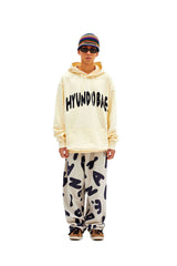 Pattern sweat pants ( BEIGE ) (6626182758518)