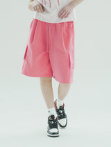 バミューダワイドカーゴパンツ / P1013 BERMUDA WIDE CARGO PANTS_PINK