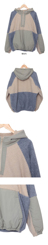 ダンブルドカラーフードアノラックパーカー / Dumbled colored hood anorak