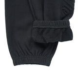 BIG SCRIPT LOGO EMBOSSING SWEAT PANTS BLACK 
