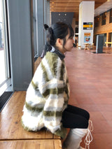 コーヒーモヘアカーディガン
