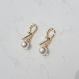 デイリーゴールドリボンピアス