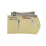 DOT MINI Half Card Wallets pale lemon