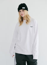 マルチロゴクルーネック / BSR2223FWPO073 MULTI LOGO CREWNECK WHITE