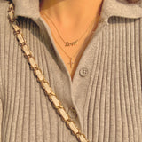 1990's Lover and Cross Necklace (6560280281206)