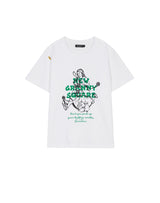 グランマ プリント レギュラー Tシャツ / GRANDMA PRINTED REGULAR FIT T-SHIRT GREEN