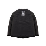 [UNISEX] Reversible Faux Fur Cardigan Coat (Black) (6656666140790)