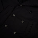 [UNISEX] Reversible Faux Fur and Double-Breasted Padded Coat (Black) (6656422445174)