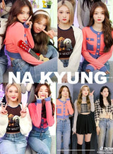 (×)FROMIS_9 NAKYOUNG AND MIJOO WORN HIGH WAIST LIGHT BLUE SKINNY JEAN [6808]