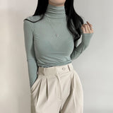 サムホールスリーブタートルネックTシャツ / Thumbhole Sleeve Turtleneck T-Shirt