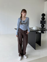 チョコワイドパンツ / no.3443 Choco Wide Pants