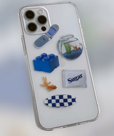 カラーオブジェクトブルーフォーンケース / Color Object Blue Phone Case